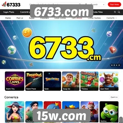 Variedade de jogos disponíveis em 6733.com